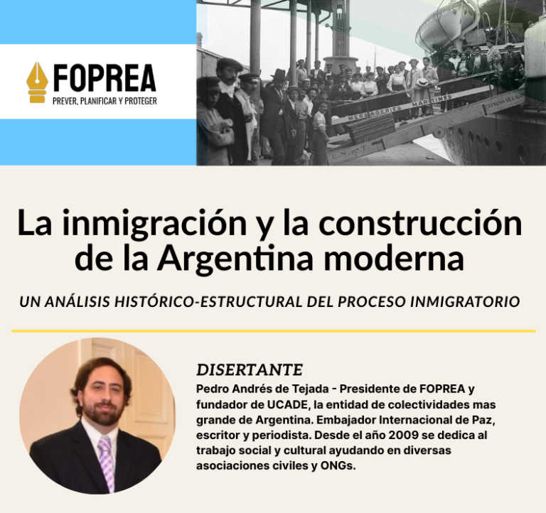 La inmigración y la construcción de la Argentina moderna